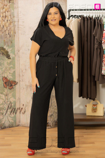 Pantalón Satin Noir Strech Indr - Imagen 2