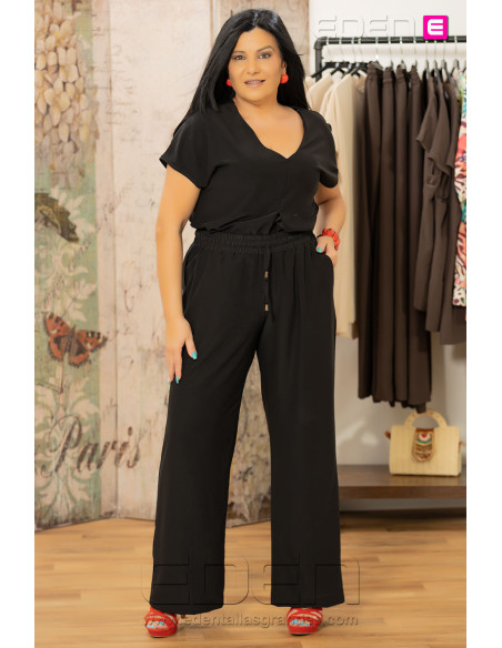 Pantalón Satin Noir Strech Indr - Imagen 2