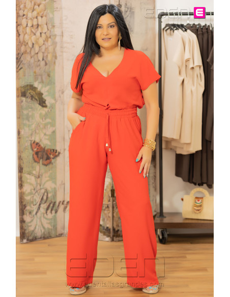 Pantalón Satin Rubí Flow Indra - Imagen 2