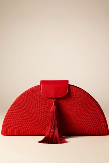 Bolso abanico Rojo - Imagen 1
