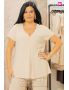 Blusa Satin Toffe Lux Indra