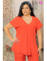 Blusa Satin Rubí Flow Indra