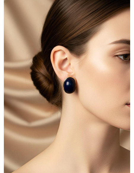 Pendientes Noche Profunda Marino - Imagen 1