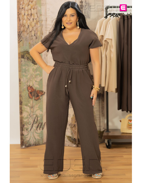 Pantalón Satin Bronce Indra - Imagen 2