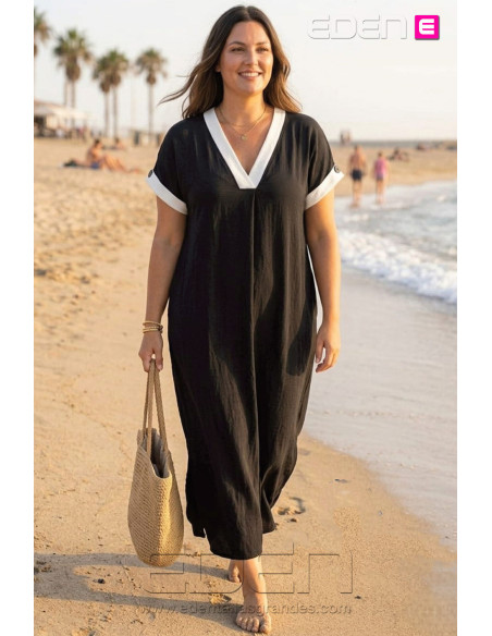 Vestido Suiza Negro Con Alma - Imagen 1