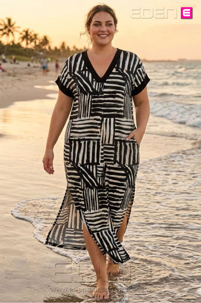 Vestido Roma Zebra Chic Con Alma - Imagen 1