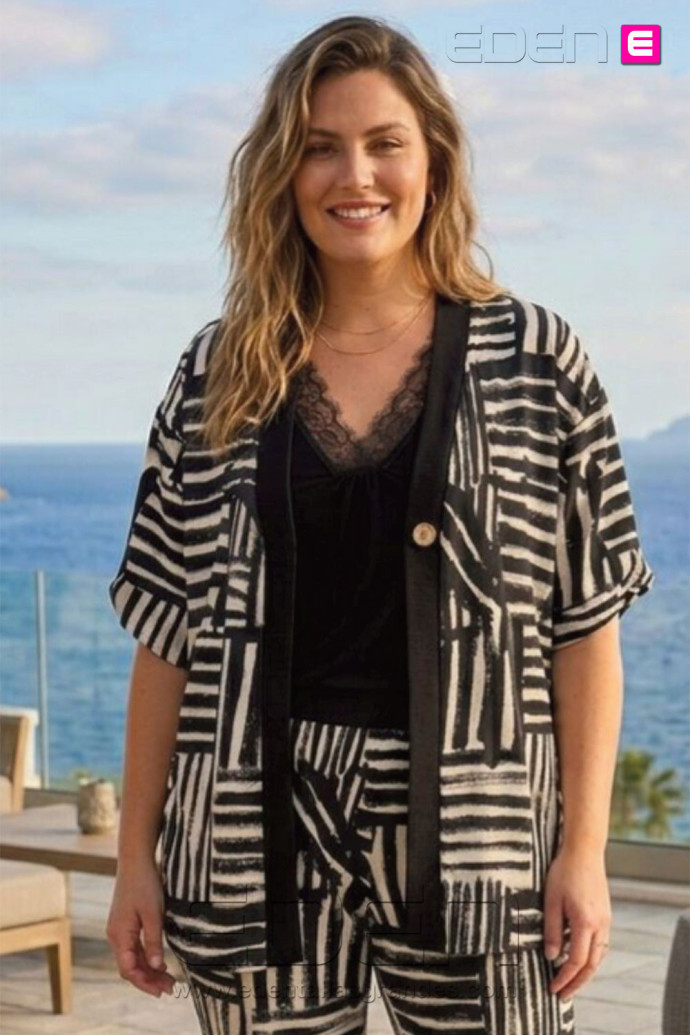 Casaca Génova Zebra Chic Con Alma - Imagen 1