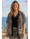 Casaca Génova Zebra Chic Con Alma