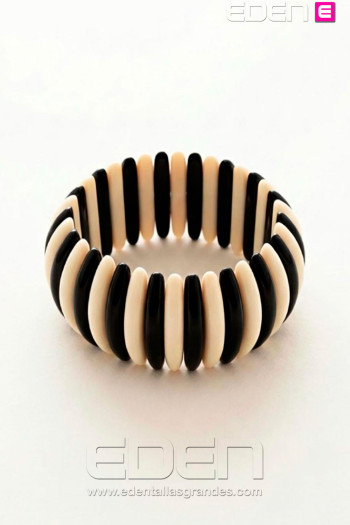 Pulsera Elástica Mármol Rojo - Imagen 1
