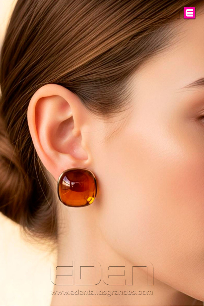 Pendientes Kolina Ambar - Imagen 1