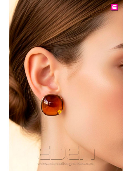 Pendientes Kolina Ambar - Imagen 1