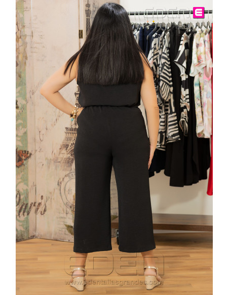 Pantalón Capri Negro Anvito - Imagen 3