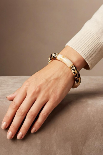 Pulsera Elastica Safari Chic Nacar - Imagen 1