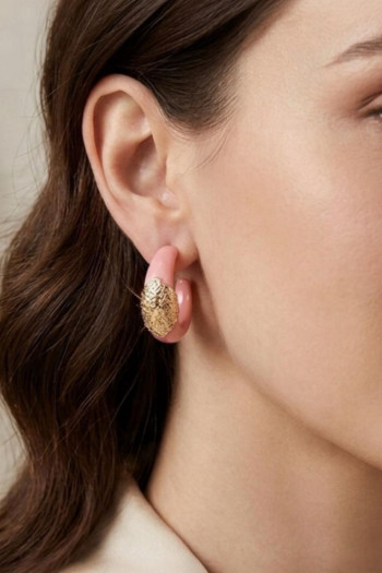 Pendientes Aros Rosa Dorada - Imagen 1