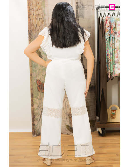 Pantalón Ibiza Blanco Con Alma - Imagen 4