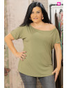 Camiseta Tiara Kaki Con Alma