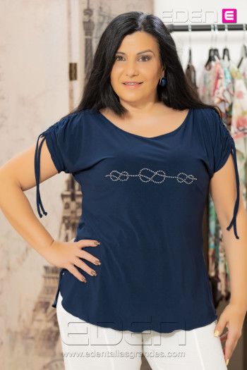 Camiseta Ceuta Marino Con Alma - Imagen 1