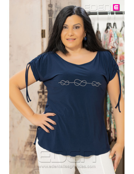 Camiseta Ceuta Marino Con Alma - Imagen 1