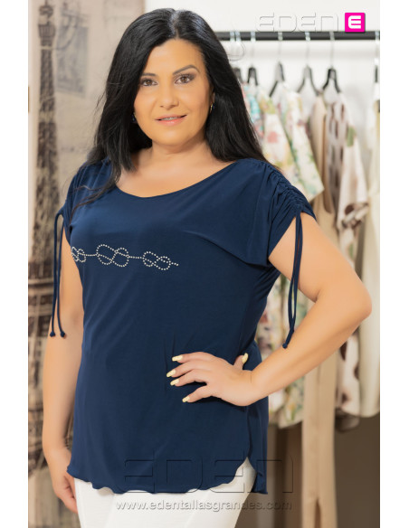 Camiseta Ceuta Marino Con Alma - Imagen 2