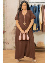 Vestido Satin Bronce Indra