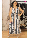 Vestido Mikonos Bronce y Ebano Con Alma