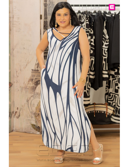 Vestido Mikonos Olas de Genova - Imagen 1