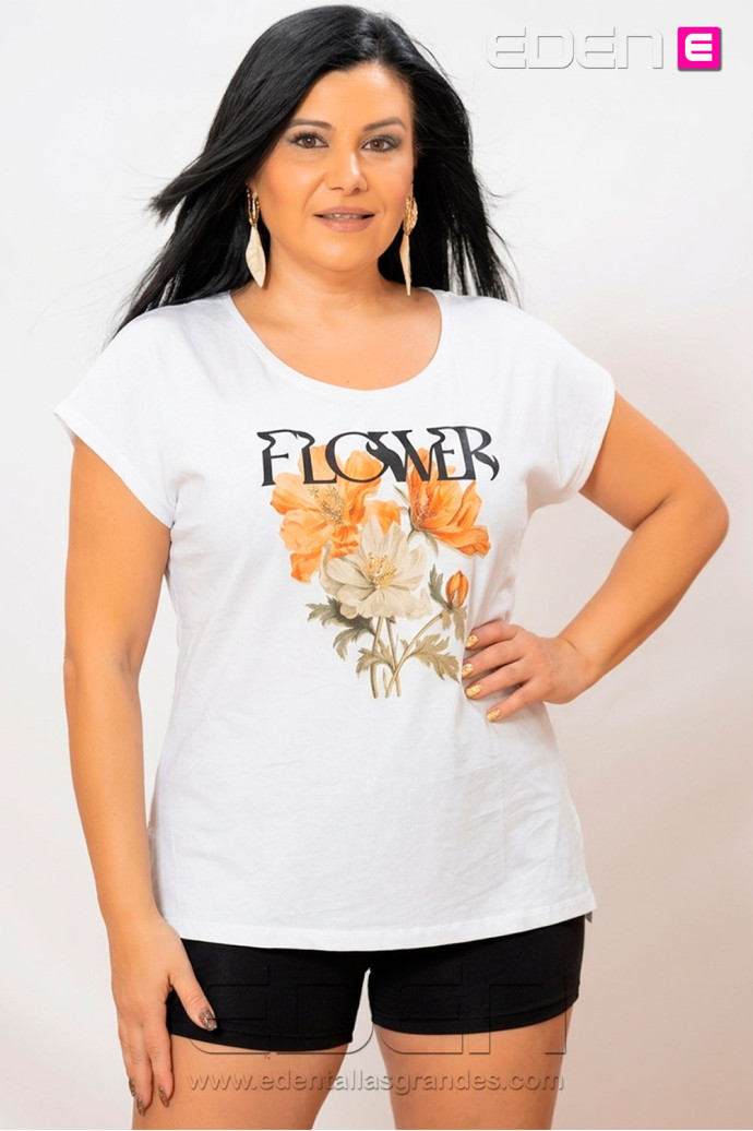 Camiseta Flower Anvito - Imagen 1