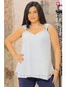 Top Napoles Celeste Con Alma