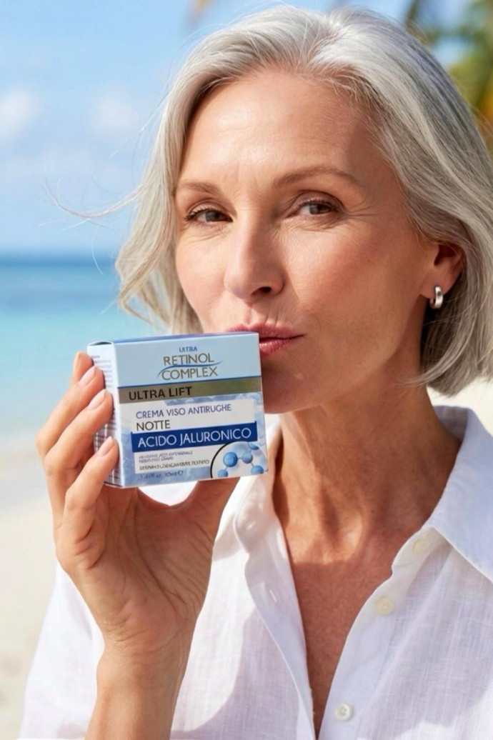 Crema facial noche con Acido Hialurónico - Imagen 1