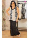 Pantalón Botones Negro Con Alma