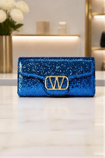 Bolso Lentejuelas Azul Clein - Imagen 1