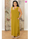 Vestido Grecia Oliva Con Alma