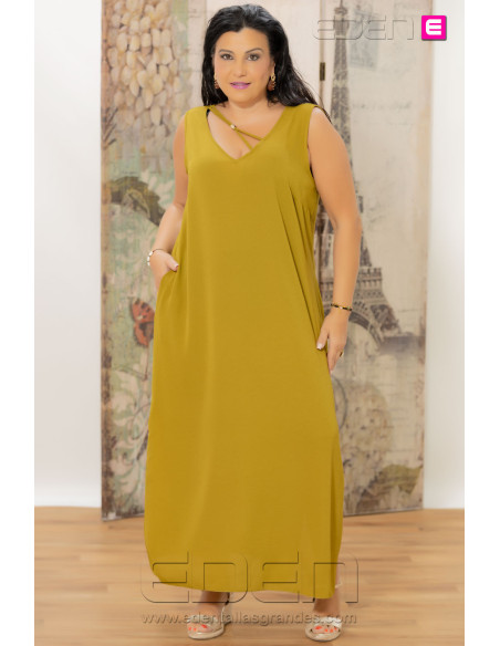 Vestido Grecia Oliva Con Alma - Imagen 2