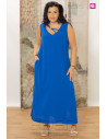 Vestido Grecia Azul Con Alma