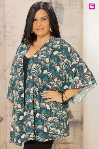Kimono Sol Turquesa Indra - Imagen 2