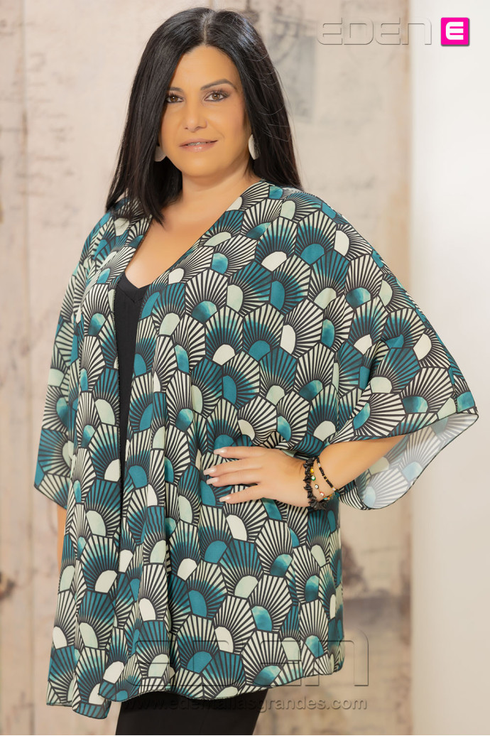Kimono Sol Turquesa Indra - Imagen 2