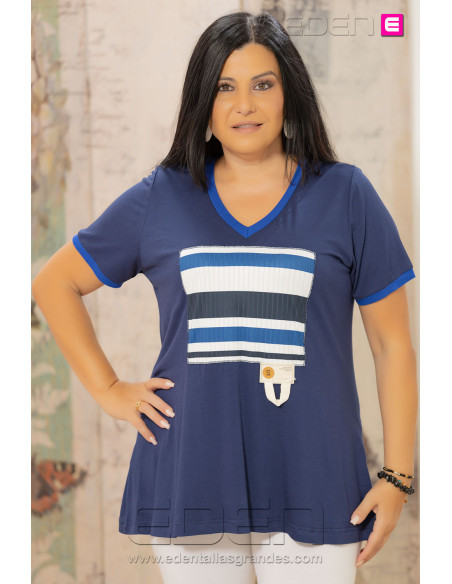 Camiseta Brisa Marino Indra - Imagen 1
