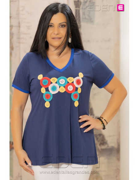 Camiseta Joy Marino Indra - Imagen 1