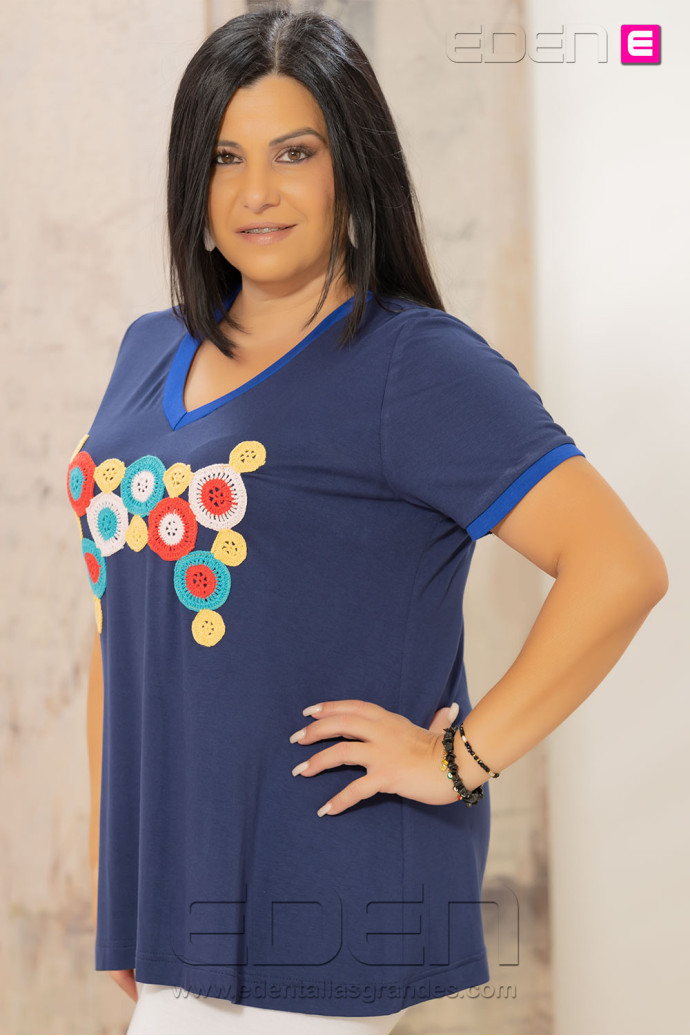 Camiseta Joy Marino Indra - Imagen 2