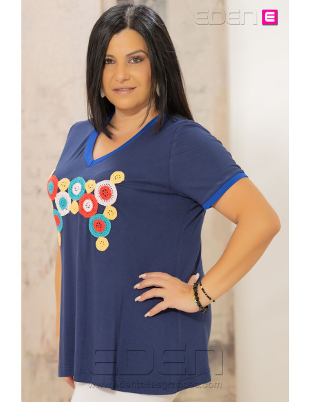 Camiseta Joy Marino Indra - Imagen 2