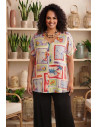 Blusa Burgos Orange Soda Indra