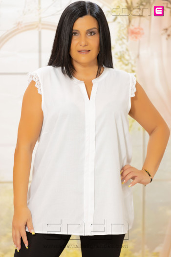 Camisa Carmumy Blanco Only - Imagen 1