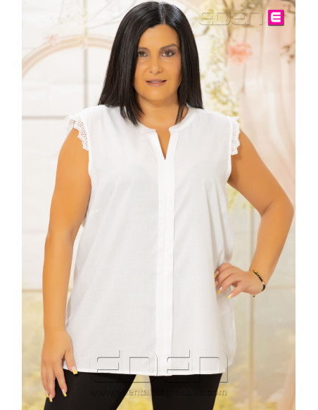 Camisa Carmumy Blanco Only - Imagen 1
