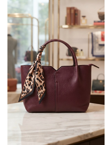 Bolso Roma Pouch Bordeaux por Atelier Alva - Imagen 1