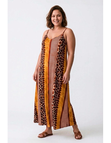 Vestido Africa Valeria Milano - Imagen 1