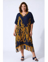 Vestido Bali Marino Valeria Milano
