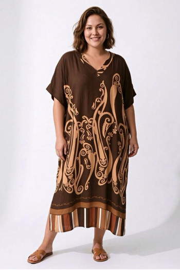 Vestido Bali Chocolate Valeria Milano - Imagen 1