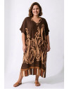 Vestido Bali Chocolate Valeria Milano