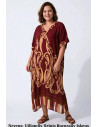 Vestido Bali Granate Valeria Milano