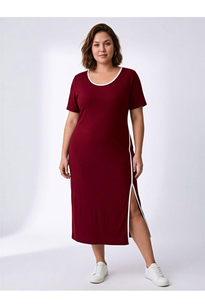 Vestido Verona Bordeux Valeria milano - Imagen 1
